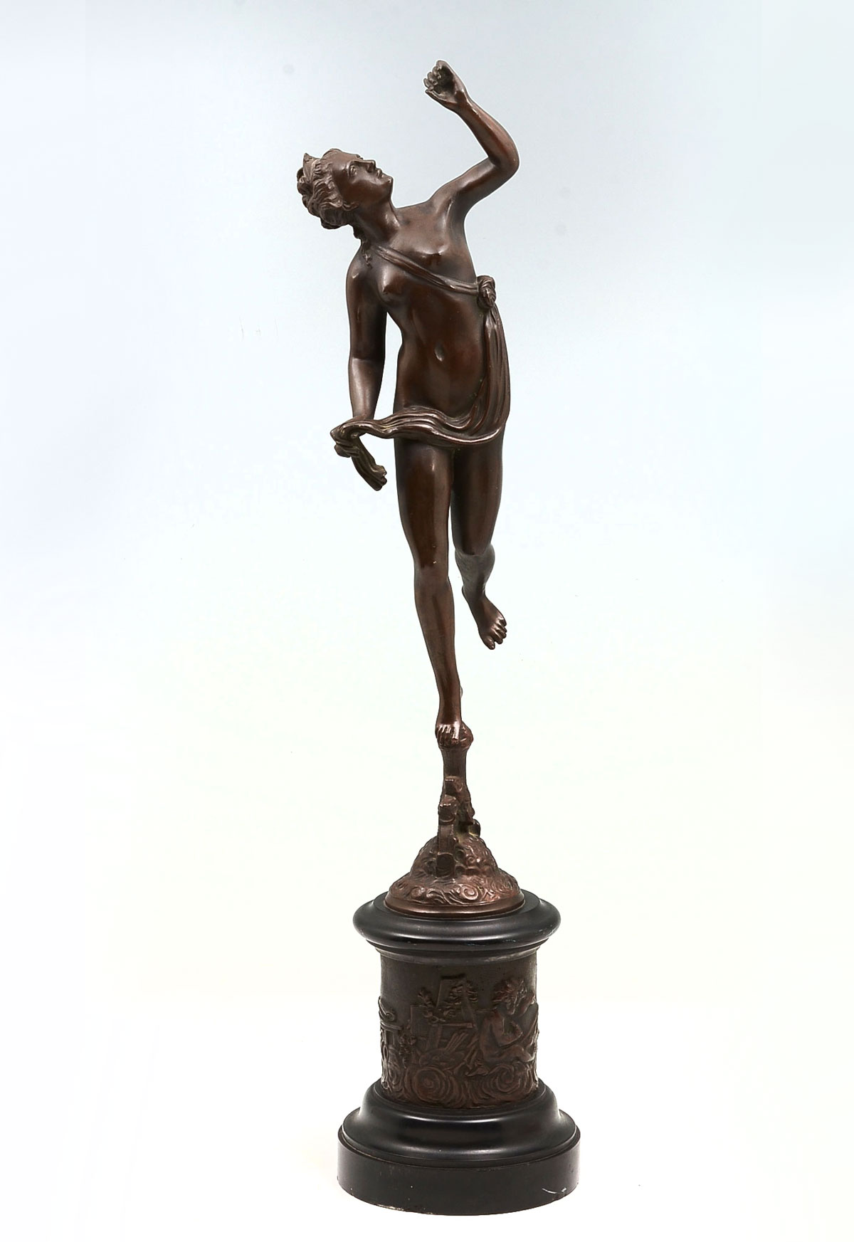 Appraisal: GRAND TOUR NUDE BRONZE AFTER THE ANTIQUE Goddess of Luck