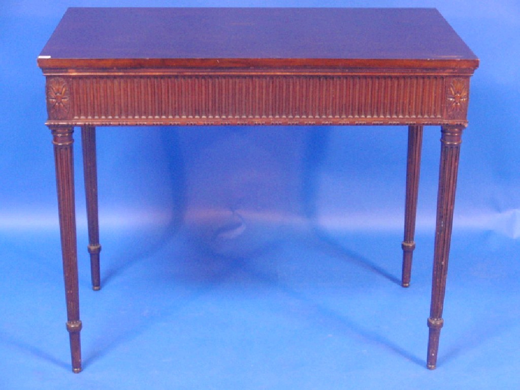 Appraisal: A Howard Sons Ltd Neo Classical revival side table of