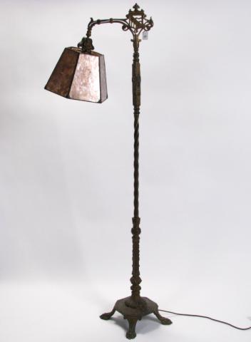 Appraisal: Period style floor lamp footed cast metal base and twist