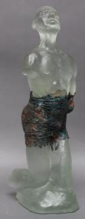 Appraisal: Paul Nelson American th c Annointed Cast glass with copper