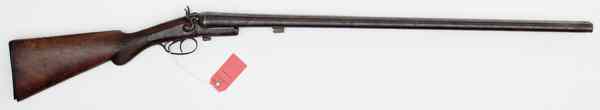 Appraisal: W Richards Double-Barrel Percussion Shotgun ga '' barrels no serial