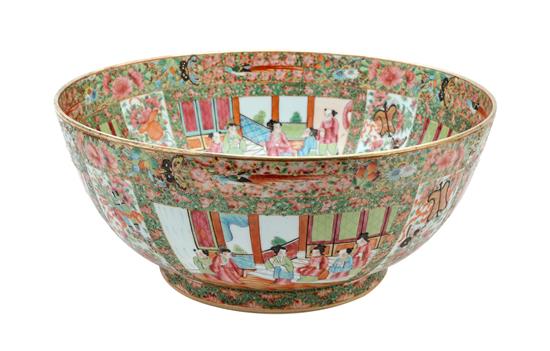 Appraisal: Sale Lot A Chinese Export Rose Canton Deep Bowl th