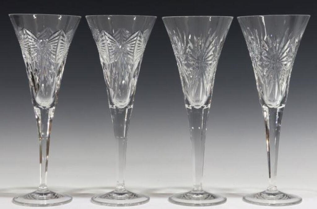 Appraisal: lot of Waterford cut crystal toasting flutes from the Millennium