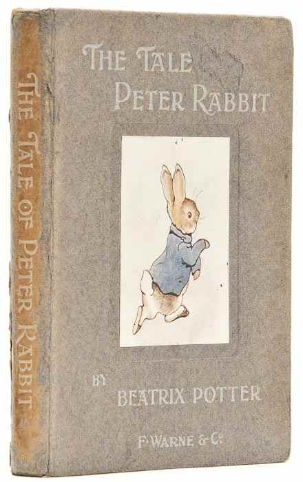 Appraisal: Potter Beatrix The Tale of Peter Rabbit first edition half-title