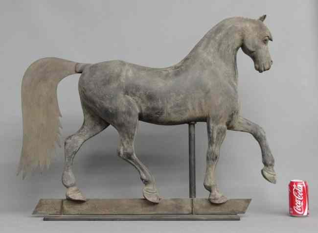 Appraisal: Rochester horse weathervane Was broken in pieces and restored ''