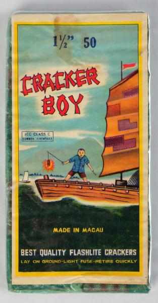 Appraisal: Cracker Boy -Pack - Firecrackers Class Small stain at top