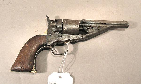 Appraisal: A Colt round barrel Model Pocket Navy conversion revolver Serial