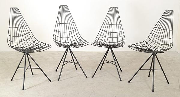 Appraisal: CLEMENT MEADMORE - A SET OF FOUR DC A CHAIRS