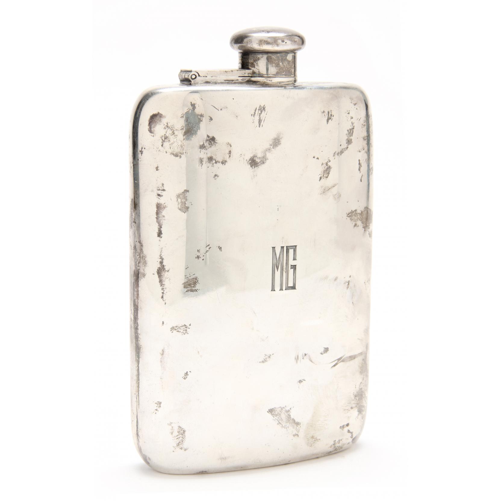 Appraisal: Vintage Tiffany Co Sterling Silver Flask with circa - hallmark