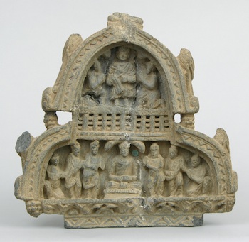 Appraisal: A Ghandara Carved Stone Fragment ca nd Century B C