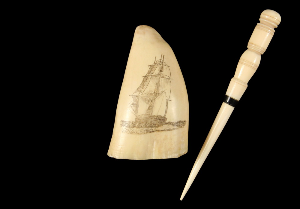 Appraisal: PCS MARITIME CRAFT - Including Scrimshawn Whale's Tooth mid th