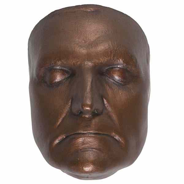 Appraisal: John James Audubon Life Mask by Havell American a painted