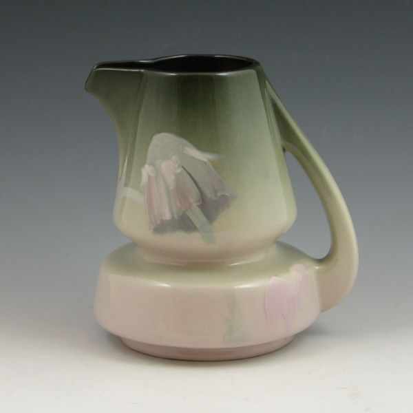 Appraisal: Weller Eocean pitcher with very uncommon mushroom decoration Signed Weller