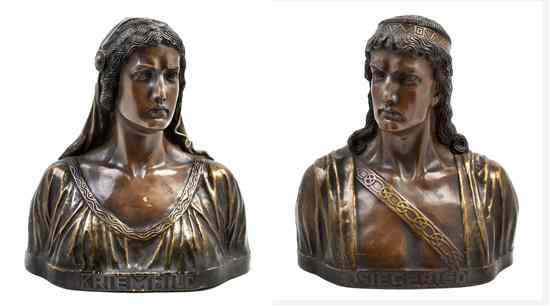 Appraisal: Two Terracotta Busts depicting a man and a woman Height