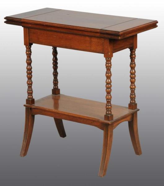 Appraisal: Walnut Game Table Description Circa Condition Excellent Size x x