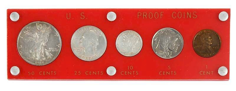 Appraisal: United States Proof Set half dollar quarter dime nickel and