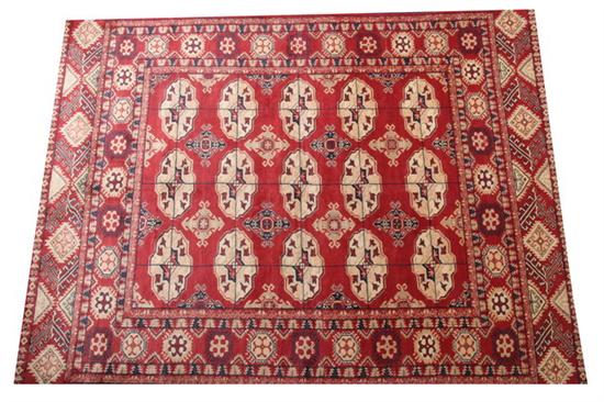 Appraisal: BOKHARA RUG - ft in x ft in