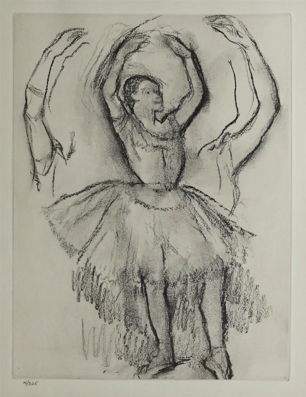 Appraisal: AFTER EDGAR DEGAS FRENCH - BALLERINA from 'DEGAS DANSE ET