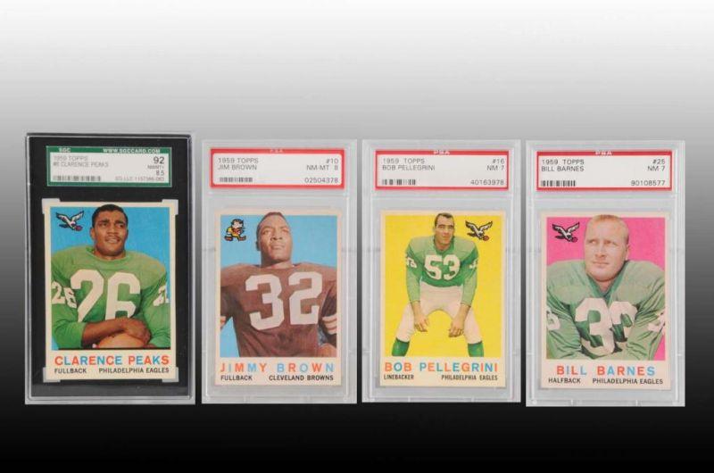 Appraisal: Lot of Topps Football Cards Description Includes Chuck Weber Jerry