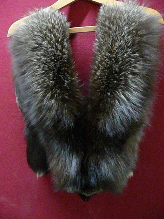 Appraisal: Double silver fox fur