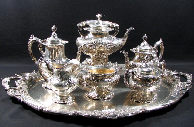 Appraisal: Reed and Barton Francis I six piece tea service with