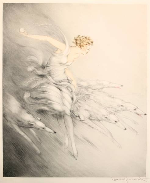 Appraisal: Louis Icart French - Zest H C amp I Etching