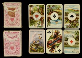 Appraisal: Two B Dondorf No Four Continents Patience Playing Cards Frankfort