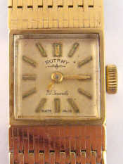 Appraisal: A lady's carat gold Rotary wrist watch with integral carat