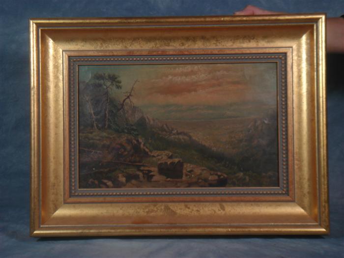 Appraisal: American School th th c o c lake landscape x