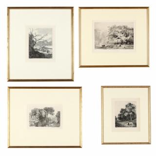 Appraisal: Group of French and English Landscapes etchings th and th