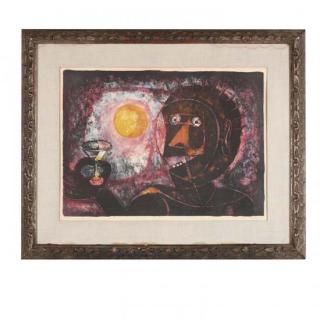 Appraisal: Rufino Tamayo Mexican lithograph in colors signed in pencil lower