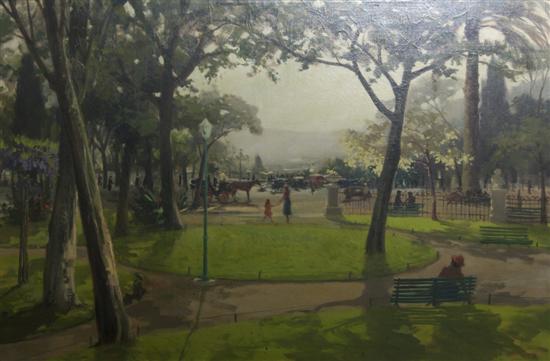 Appraisal: Antonio Privitera Italian b Morning in the Park