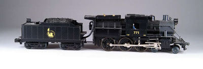 Appraisal: MODERN LIONEL DIECAST - - JERSEY CENTRAL camelback loco and