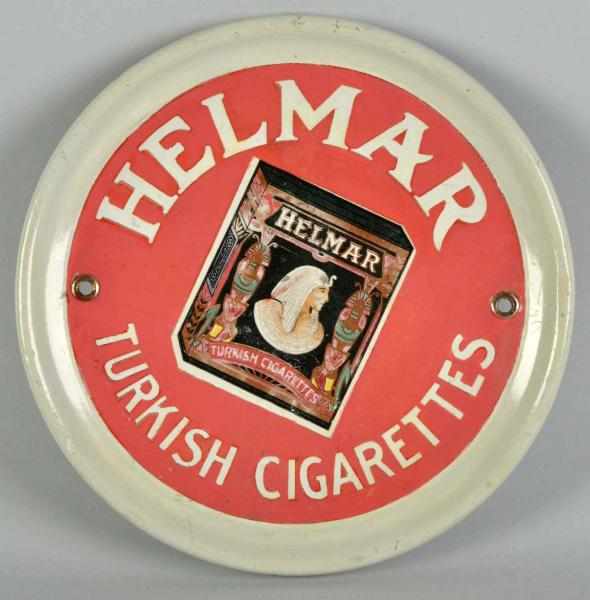 Appraisal: Porcelain Helmar Turkish Cigarettes Display Sign Condition Excellent Plus Size