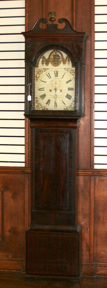 Appraisal: George III Style Mahogany Tall Case Clock The Dial Signed