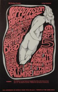 Appraisal: Bill Graham Vintage Rock Poster BG Wes Wilson American b