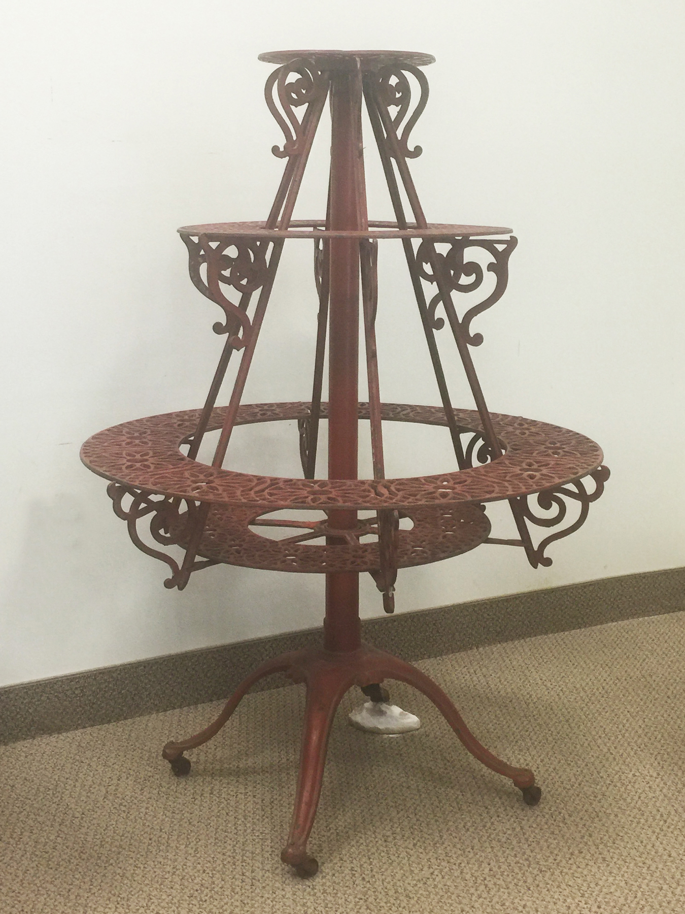 Appraisal: Cast Iron Plant Stand