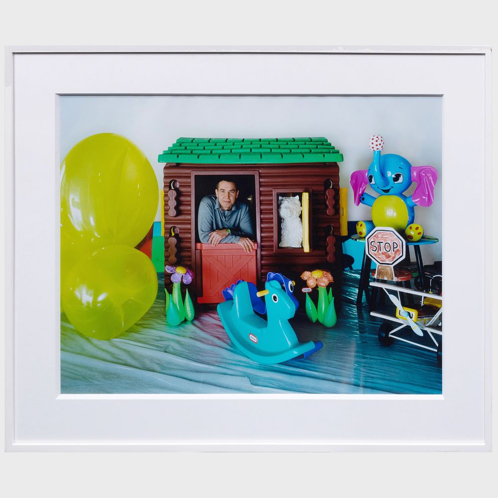 Appraisal: Todd Eberle b Jeff Koons in Ludwig's Playroom Chromogenic print