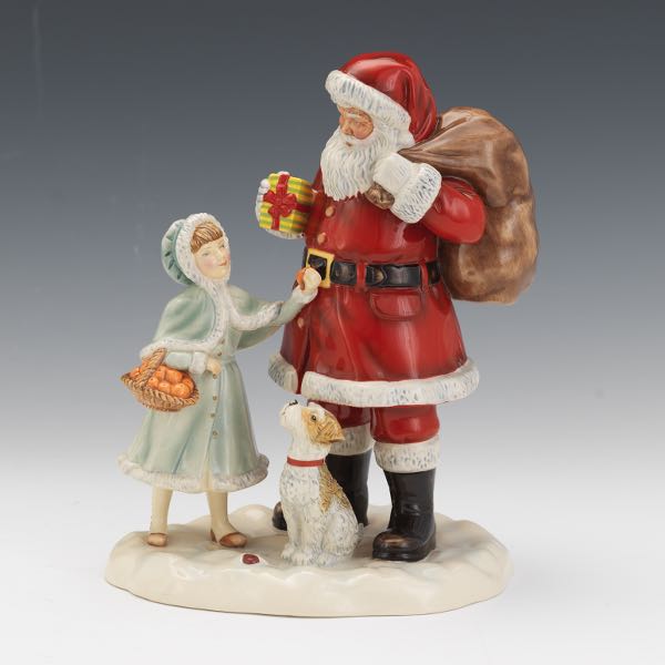 Appraisal: YEARS ROYAL DOULTON COLLECTION A GIFT FOR SANTA FATHER CHRISTMAS