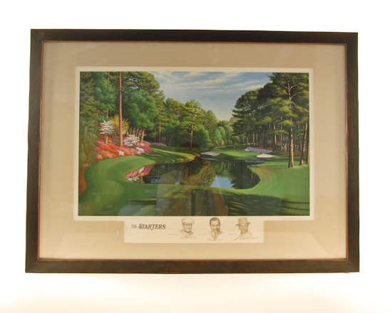 Appraisal: Donald G Whitlatch Golf Print The Starters The Par th