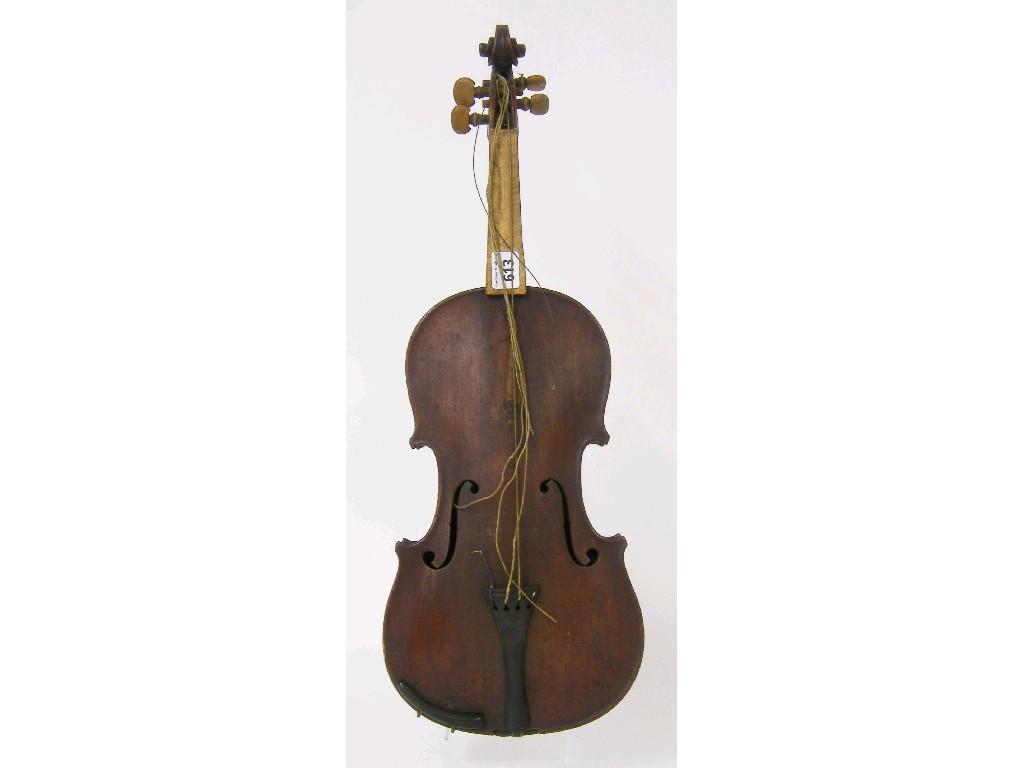 Appraisal: Violin circa cm