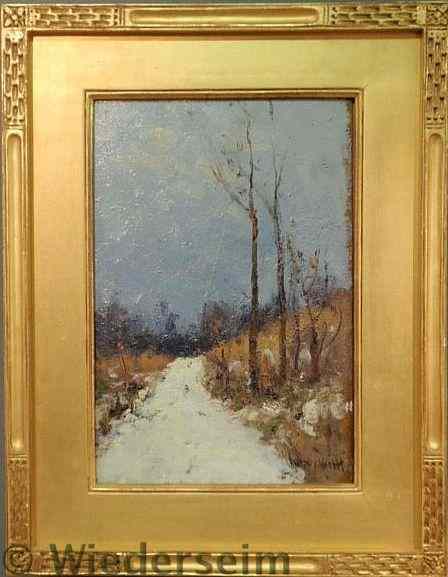 Appraisal: Wolff Gustave American-New York Missouri - oil on board painting