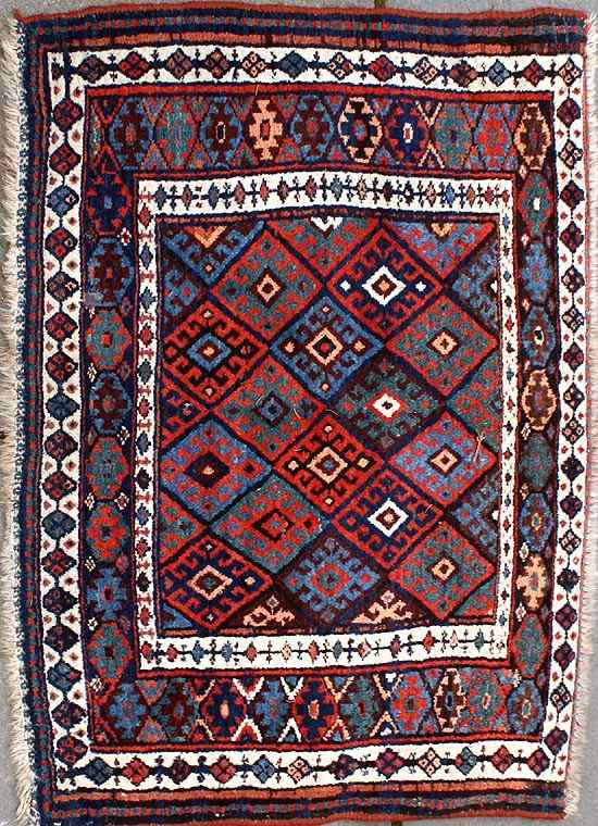 Appraisal: ORIENTAL RUG KURD BAG FACE ' x ' '' Repeated