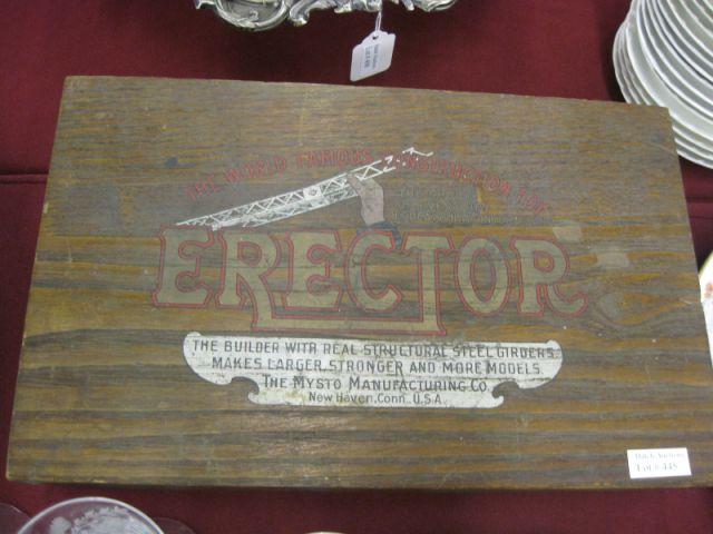 Appraisal: Erector Set in Wooden Box