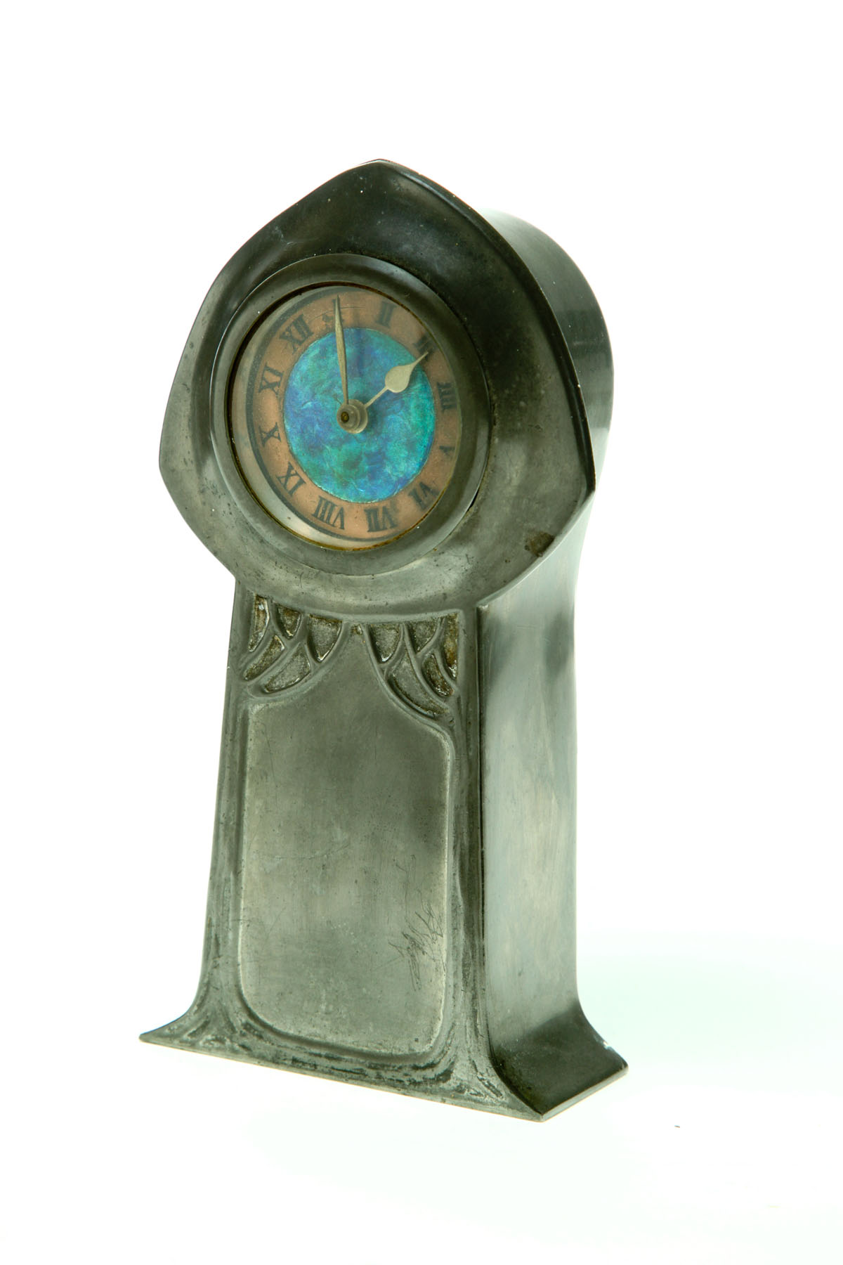 Appraisal: ART NOUVEAU CLOCK England st quarter- th century Tudric pewter