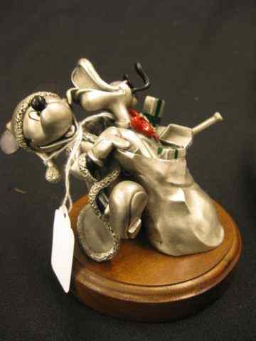 Appraisal: Disney Chilmark Pewter Annual Mickey Santa ''Just for You'' ''