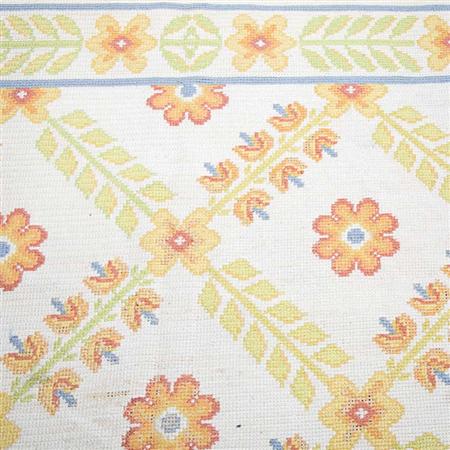 Appraisal: Portuguese Needlepoint Carpet Estimate -