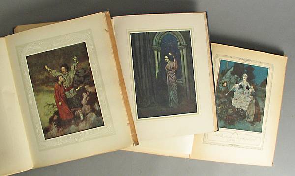 Appraisal: DULAC EDMOND vols including Rubaiyat of Omar Khayyam London n