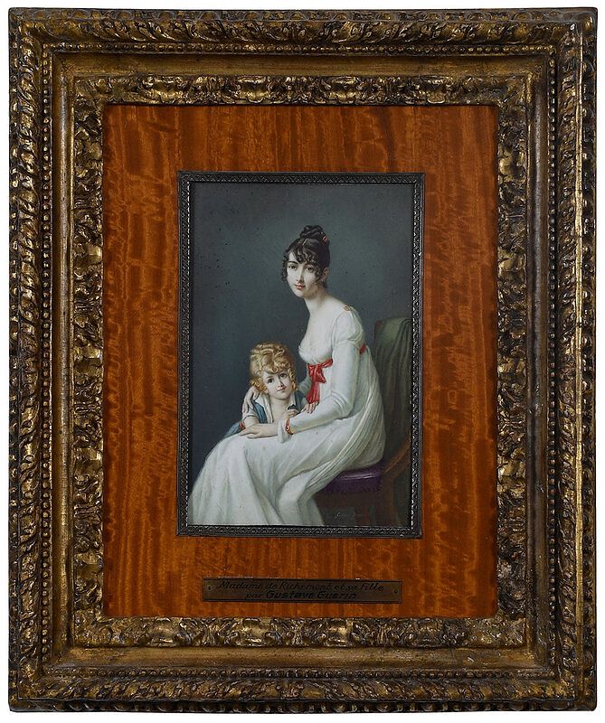 Appraisal: Gustave Guerin French th century Portrait of Madame de Richemont