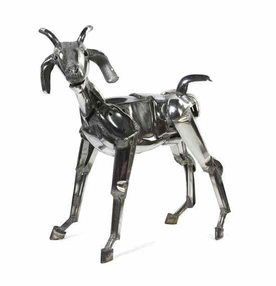 Appraisal: John Kearney American b Goat welded steel inscribed JK Height